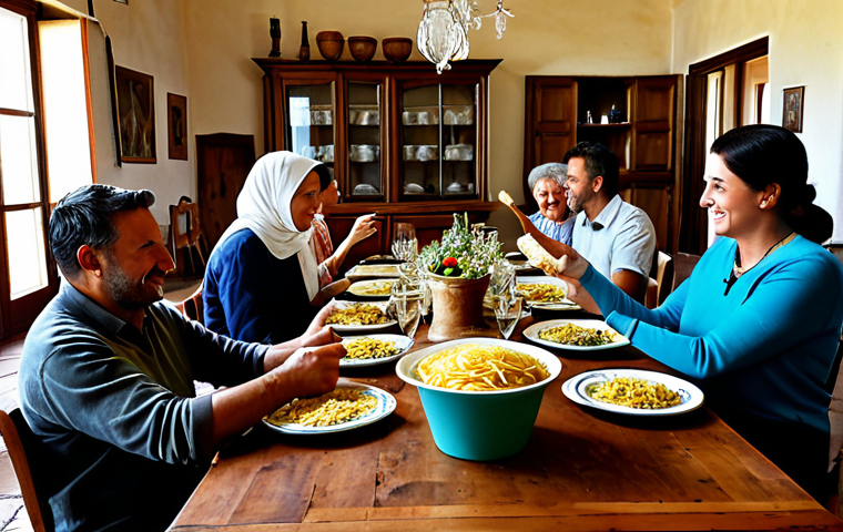 현지 가정에서의 식사 체험하기 - Italian Nonna Cooking**
"A heartwarming scene of a fully clothed Italian grandmother ('Nonna') in h... 현지 가정에서의 식사 체험하기 - Italian Nonna Cooking**
"A heartwarming scene of a fully clothed Italian grandmother ('Nonna') in h...